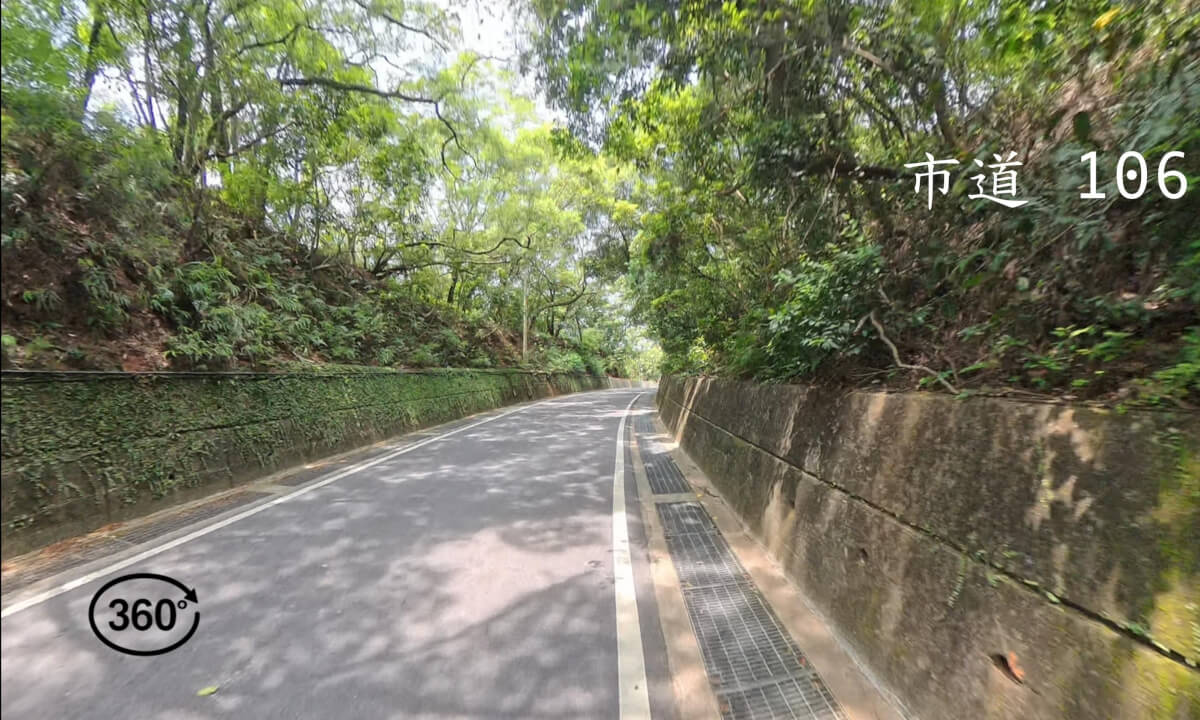 360-degree panoramic riding footage, passing through Taiwan County Highway 106 / 360 度全景騎車影像,途經市道106