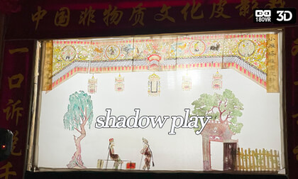 VR180 shadow play VR180 shadow play