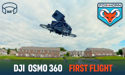 DJI Osmo360 - First Flight DJI Osmo360 - First Flight