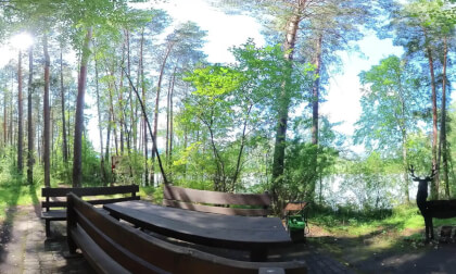 Walking to the river Katun, Altay, Russia VR Video Walking to the river Katun, Altay, Russia VR