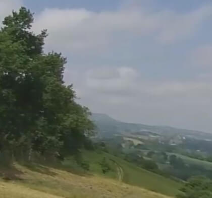 peaceful view in Bask country