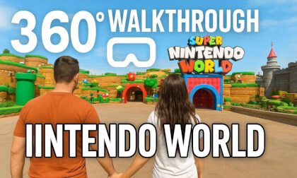 360° Walkthrough at Universal Studios Super Nintendo World | California Trip Teaser VR Video 360° Walkthrough at Universal Studios Super Nintendo World | California Trip Teaser VR