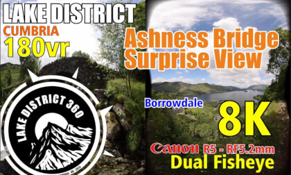 Lake District Ashness Bridge & Surprise View – Borrowdale Keswick Cumbria VR 180 8K  Canon R5 RF5.2 VR Video Lake District Ashness Bridge & Surprise View – Borrowdale Keswick Cumbria VR 180 8K  Canon R5 RF5.2 VR