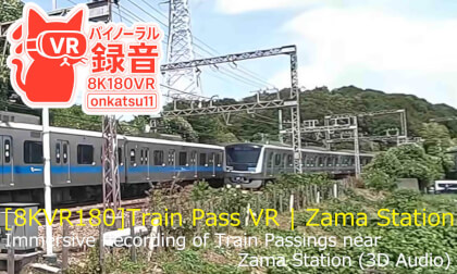 [VR / 8K] Train Passing — Immersive Recording near Zama Station