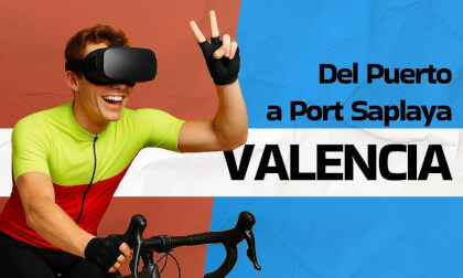 Valencia - Pedaleando juntos. De Puerto a PortSaplaya VR Video Valencia - Pedaleando juntos. De Puerto a PortSaplaya VR