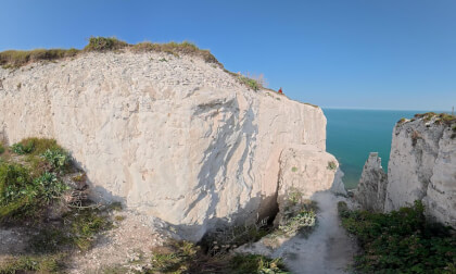 White Cliffs of Dover in UK