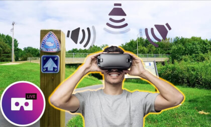 INDIAN CREEK PEDESTRIAN/BICYCLE TRAIL -(OLATHE, KANSAS) *AMBISONIC* VR Video INDIAN CREEK PEDESTRIAN/BICYCLE TRAIL -(OLATHE, KANSAS) *AMBISONIC* VR