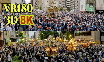 Torigoe Shrine Festival - Portable shrine parade in Tokyo,Japan