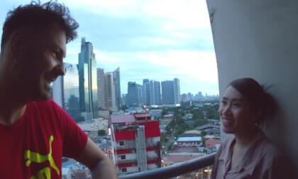 Makati late afternoon from above, learning tagalog with Stacy VR Video Makati late afternoon from above, learning tagalog with Stacy VR
