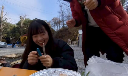 180 3d VR] camping ep.1 Making a Fun Lunch