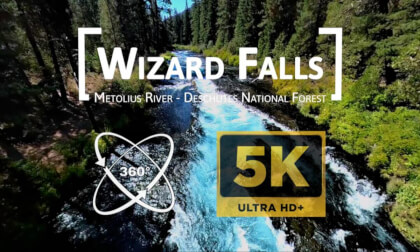 360° VR AMBIX | Wizard Falls Oregon | Metolius River Invisible drone | ASMR VR Journey VR Video 360° VR AMBIX | Wizard Falls Oregon | Metolius River Invisible drone | ASMR VR Journey VR