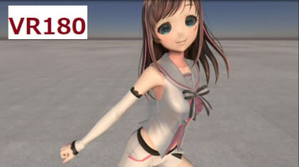 [VR180] Kizuna AI - A (Rainbow) [DanceXR(MMD)]