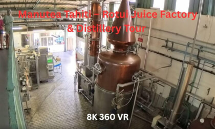 Manutea Tahiti – Rotui Juice Factory & Distillery Tour | 8K Hyperlapse Travel Vlog
