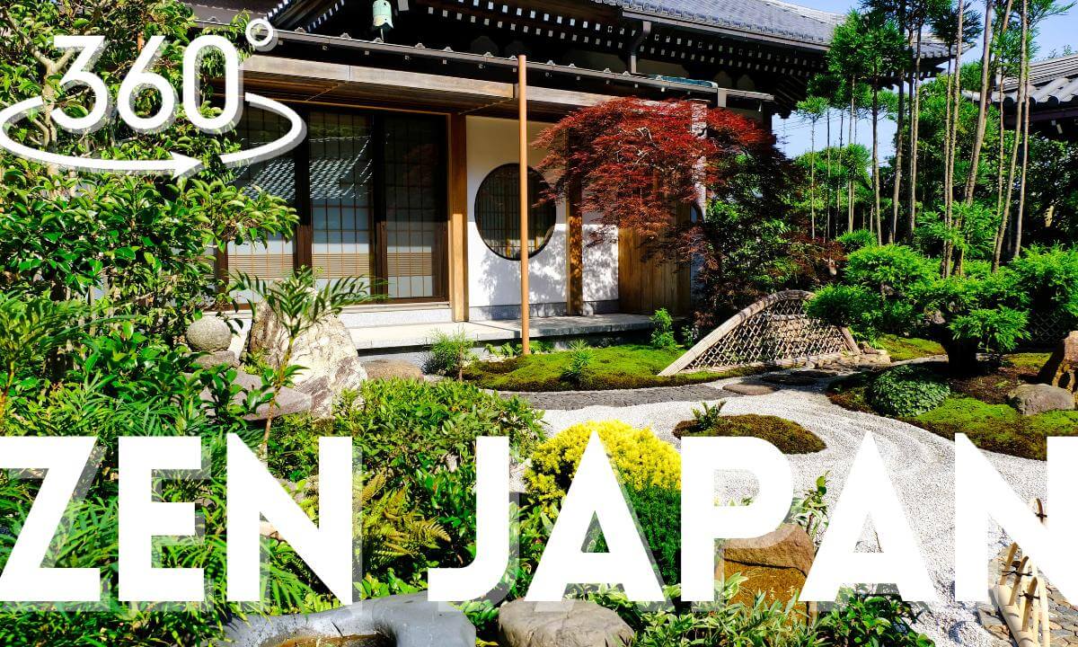 Zen Gardens of Japan 360° | Kyoto Temple VR Meditation