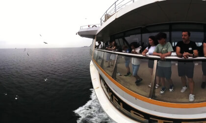 Texel Fähre Überfahrt von der Insel zum Festland VR Video Texel Fähre Überfahrt von der Insel zum Festland VR