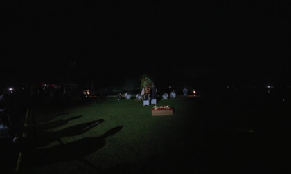 (VR180・3D) 2023.04.16 空海が見つけた見附島Ⅱ プロジェクションマッピング&ドローンショー-_1 VR Video (VR180・3D) 2023.04.16 空海が見つけた見附島Ⅱ プロジェクションマッピング&ドローンショー-_1 VR