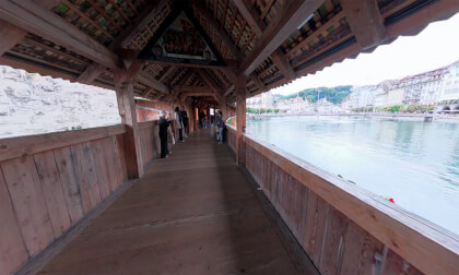 Kapellbrücke | Luzern-schweiz 2 VR1803D VR Video Kapellbrücke | Luzern-schweiz 2 VR1803D VR