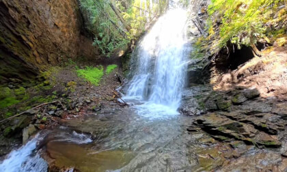 Fletcher Creek Waterfall near Kaslo, British Columbia in the Summer (86, 360) Fletcher Creek Waterfall near Kaslo, British Columbia in the Summer (86, 360)