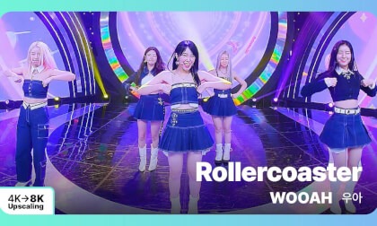 [8K Upscaling S3D] VENTA X -’THE SHOW’ : WOOAH - Rollercoaster