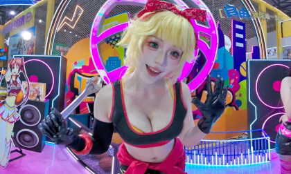 (3D VR180)2025 china joy coser (3D VR180)2025 china joy coser