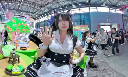 (3D VR180)2025 china joy coser VR Video (3D VR180)2025 china joy coser VR