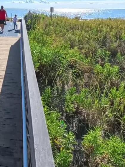 The boardwalk at Bethany Beach, DE
