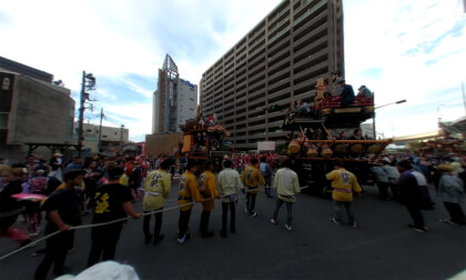 Tsuchiura Gion Matsuri Festival at Fureai Yokocho in Ibaraki, Japan Tsuchiura Gion Matsuri Festival at Fureai Yokocho in Ibaraki, Japan