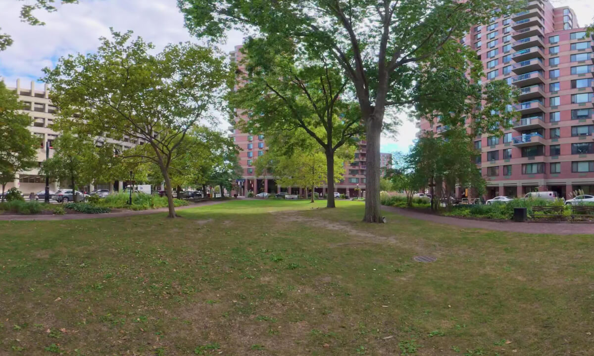 OSMO 360 VR180 MOD Sample Footage: Park Walk with Gimbal + Gyro Stablization
