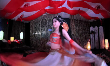狸妖妖liyaoyao 20250704001 月下舞姬 3D VR 180 8K