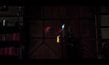 IZUMI,the amazing fire performer of KAGUZUCHI, 3D SBS VR Video IZUMI,the amazing fire performer of KAGUZUCHI, 3D SBS VR