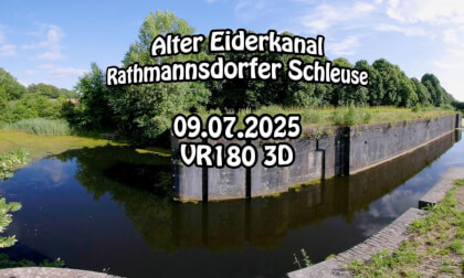 Alter Eiderkanal: Spaziergang zur Rathmannsdorfer Schleuse bei Kiel (VR180 3D 8K) VR Video Alter Eiderkanal: Spaziergang zur Rathmannsdorfer Schleuse bei Kiel (VR180 3D 8K) VR