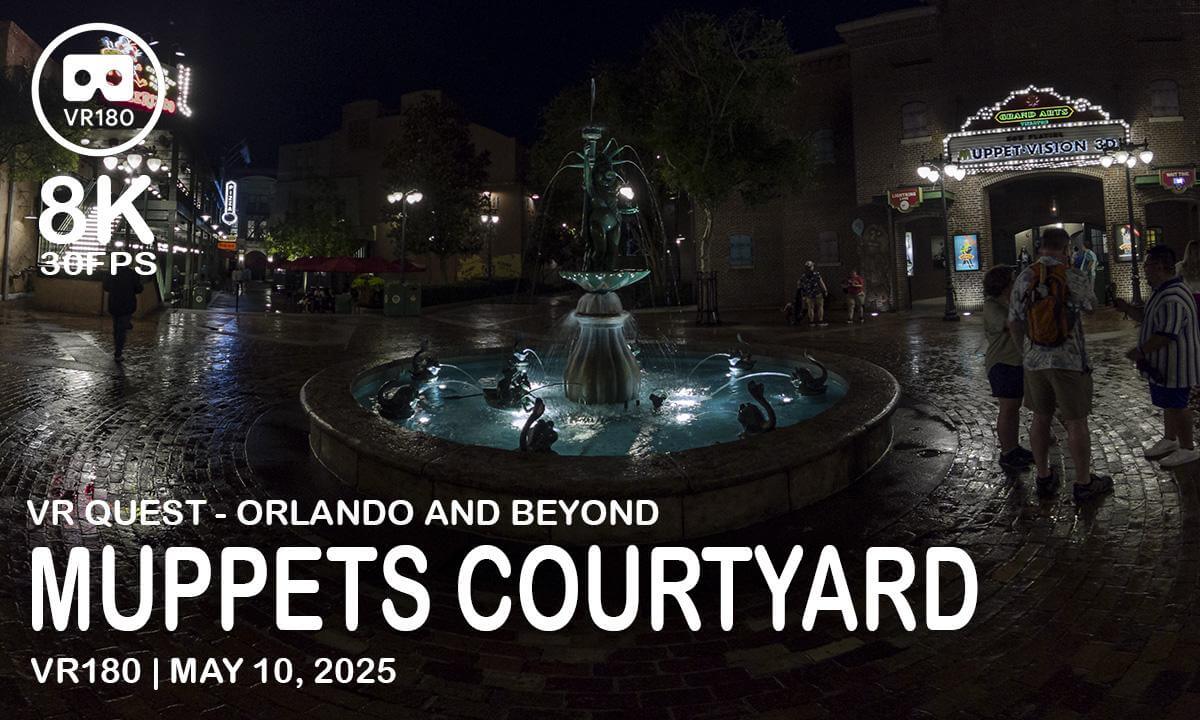 Muppets Courtyard - VR180 - 8K 30FPS