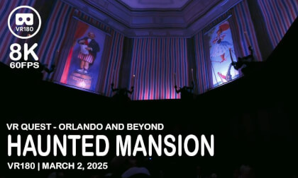 Haunted Mansion Mansion at Walt Disney World - VR180 - 8K VR Video Haunted Mansion Mansion at Walt Disney World - VR180 - 8K VR