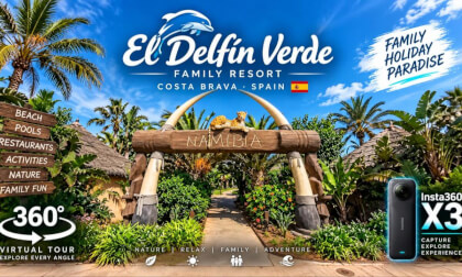 EL DELFÍN VERDE 🇪🇸 | Family Resort on the Costa Brava | Namibia Area | Insta360 X3