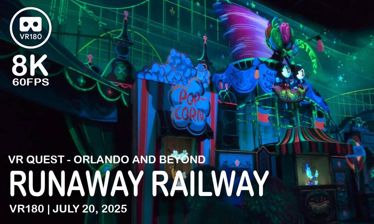 Mickey and Minnie's Runaway Railway - VR180 - 8K 60FPS