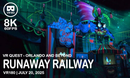 Mickey and Minnie's Runaway Railway - VR180 - 8K 60FPS VR Video Mickey and Minnie's Runaway Railway - VR180 - 8K 60FPS VR