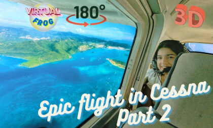 Wonders of the Caribbean | Epic scenic flight in a Cessna - part 2 | 8K 3D VR180 VR Video Wonders of the Caribbean | Epic scenic flight in a Cessna - part 2 | 8K 3D VR180 VR