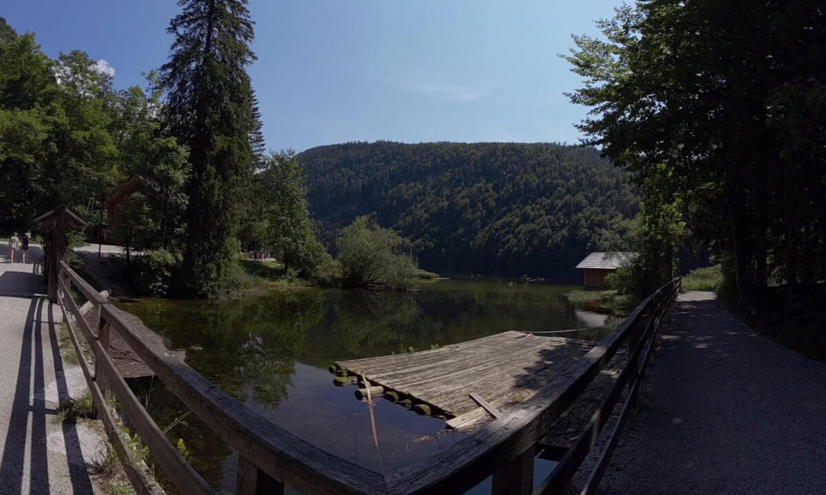 The Toplitzsee in Styria, Austria, Province of Ausseerland;