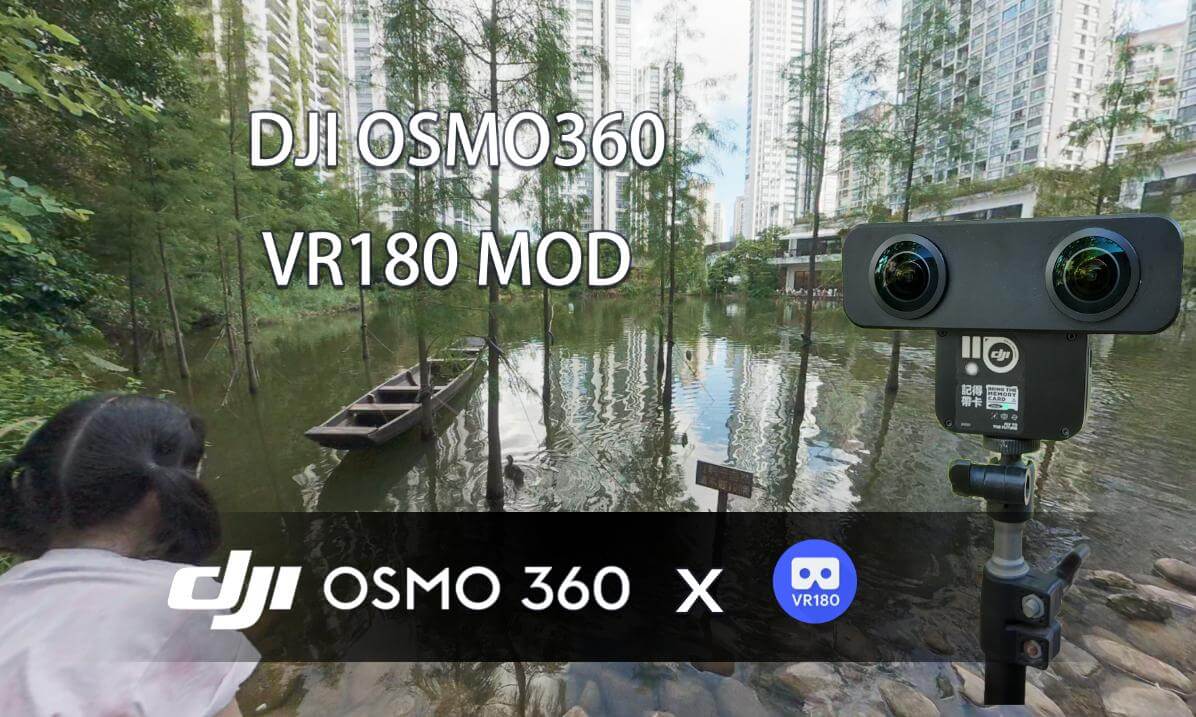 Osmo360 vr180 mod test