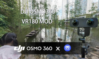 Osmo360 vr180 mod test