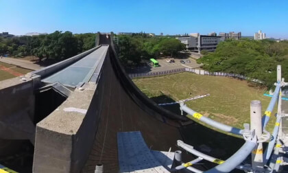 The Luce Chapel Rooftop Climb with Shih Chien Professors 360 VR VR Video The Luce Chapel Rooftop Climb with Shih Chien Professors 360 VR VR