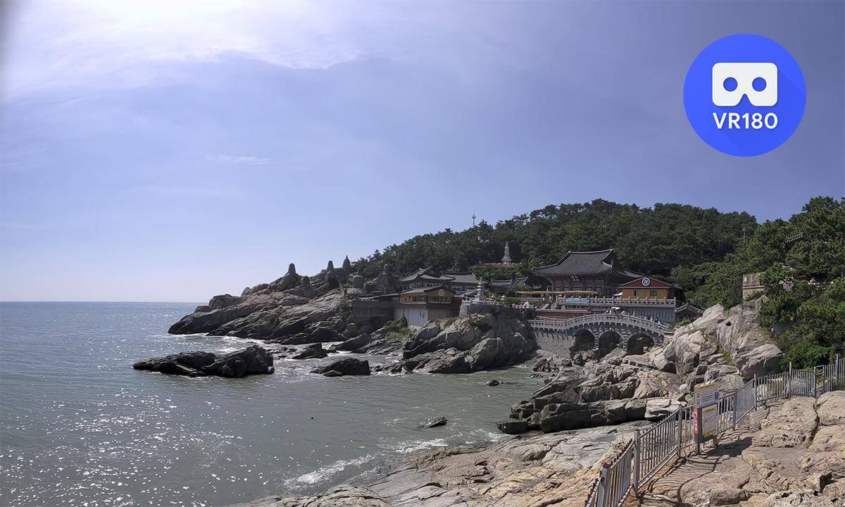 Haedong Yonggungsa Temple walking tour in Busan, Korea (2025) | 8K 3D VR180