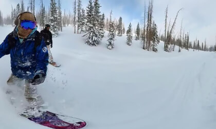 Wolf Creek Snowboarding #6.. VR Video Wolf Creek Snowboarding #6.. VR