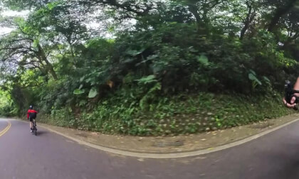 20230729 法博約騎小油坑回程伊森龍頭抖動差點摔車