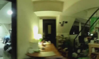 Little Amber and grand pa played at home（2017）
