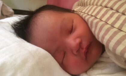 Amber sleeping