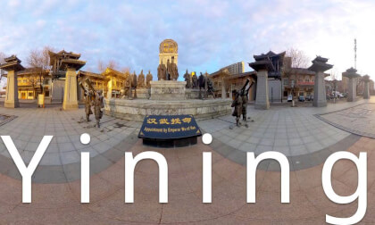 Yining,Xinjiang,China-on the silk road