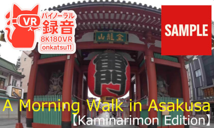 【SAMPLE】🌅 A Morning Walk in Asakusa — Kaminarimon Edition (8K VR180 & Binaural Audio)