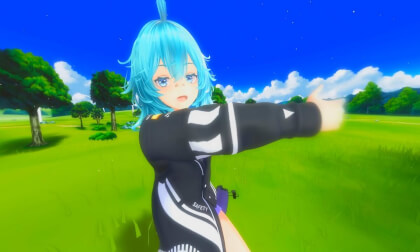 [MMD] Xytry's Greenlights Serenade on a highland.