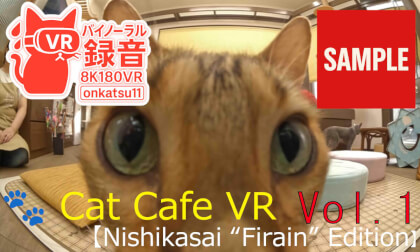 【SAMPLE】🐾 [8K VR180 & Binaural Audio | Cat Cafe VR — Nishikasai “Firain” Edition]Chapter One‼
